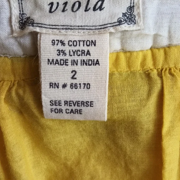 Anthropologie Viola Sleeveless Peplum Top Size 2 - Picture 5 of 7